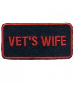 PATCH - Vets Wife 2.75" X 1.5"